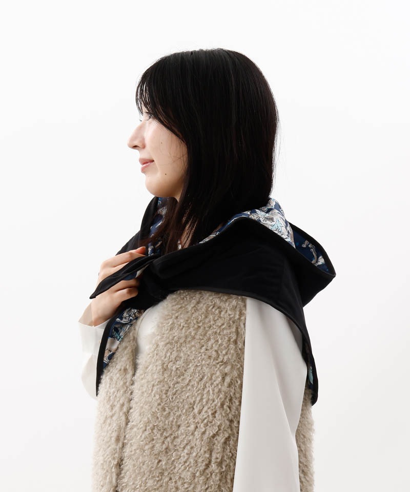 【 Beaurance （ビューランス）】ケープ付き リバーシブルフード