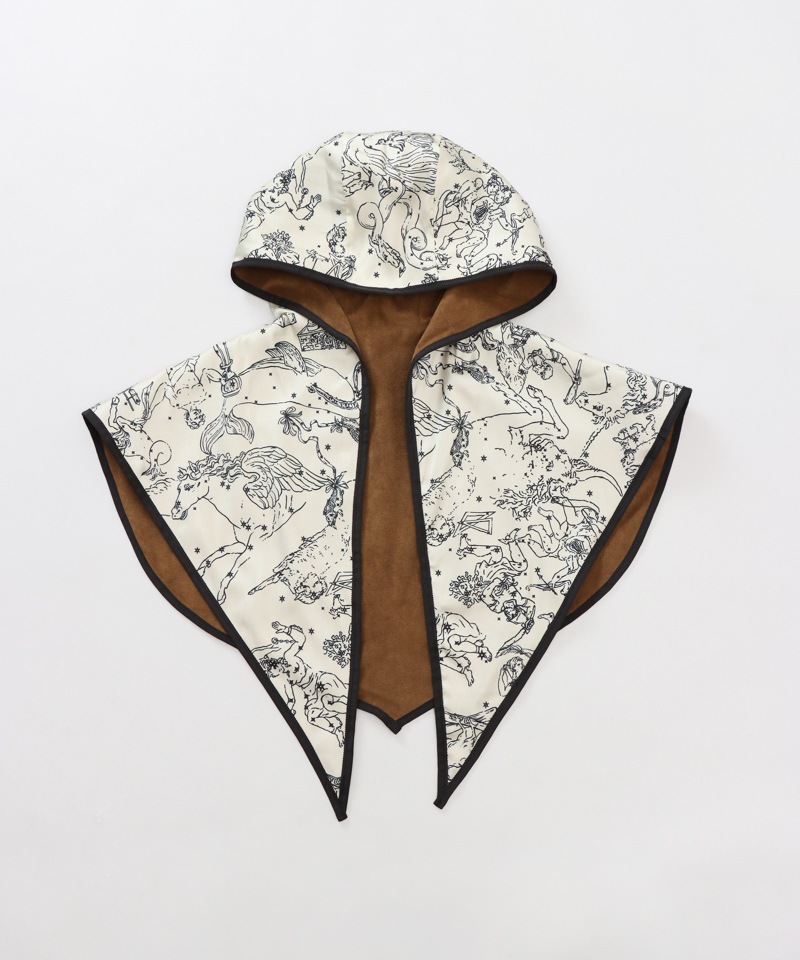 【 Beaurance （ビューランス）】ケープ付き リバーシブルフード