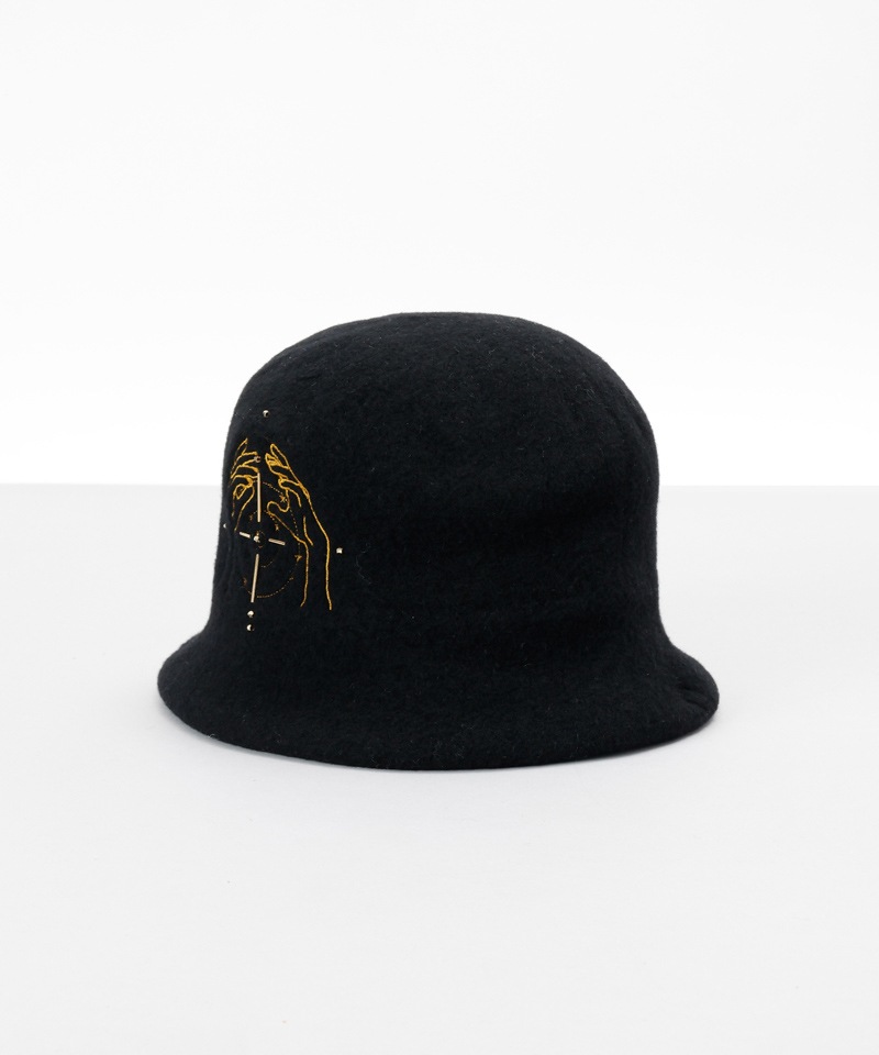 【 Beaurance （ビューランス）】刺しゅう入りクロッシェハット