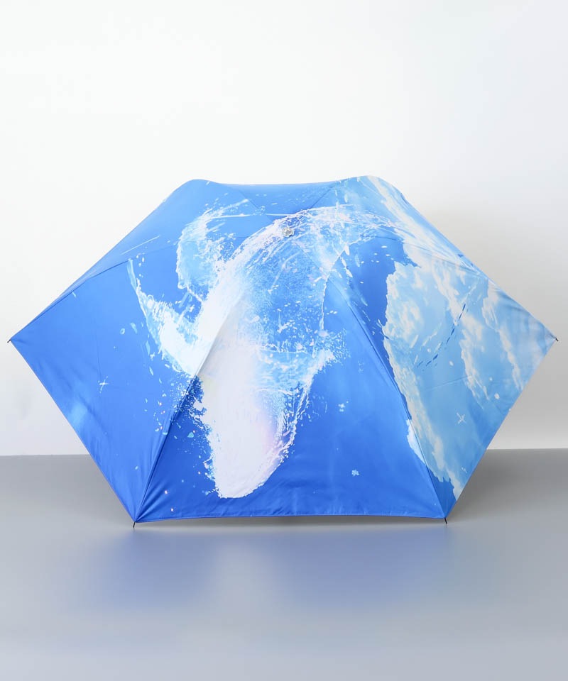 【 クリエイターズ コラボ 】 まころん＆空に青。（晴雨兼用傘） 受注生産品