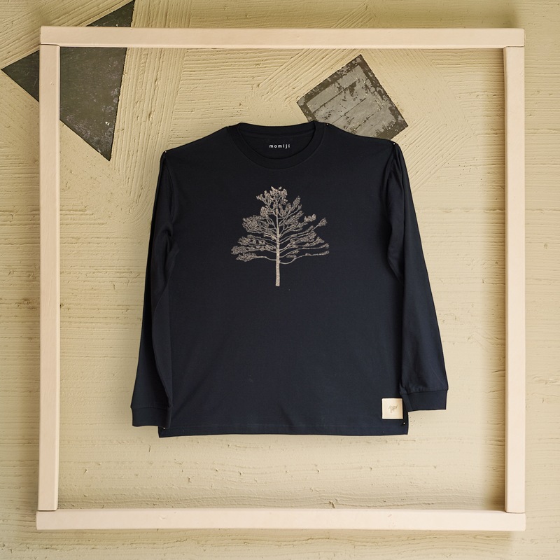 【 momiji 】 Long sleeve T the Art -おんこの木-