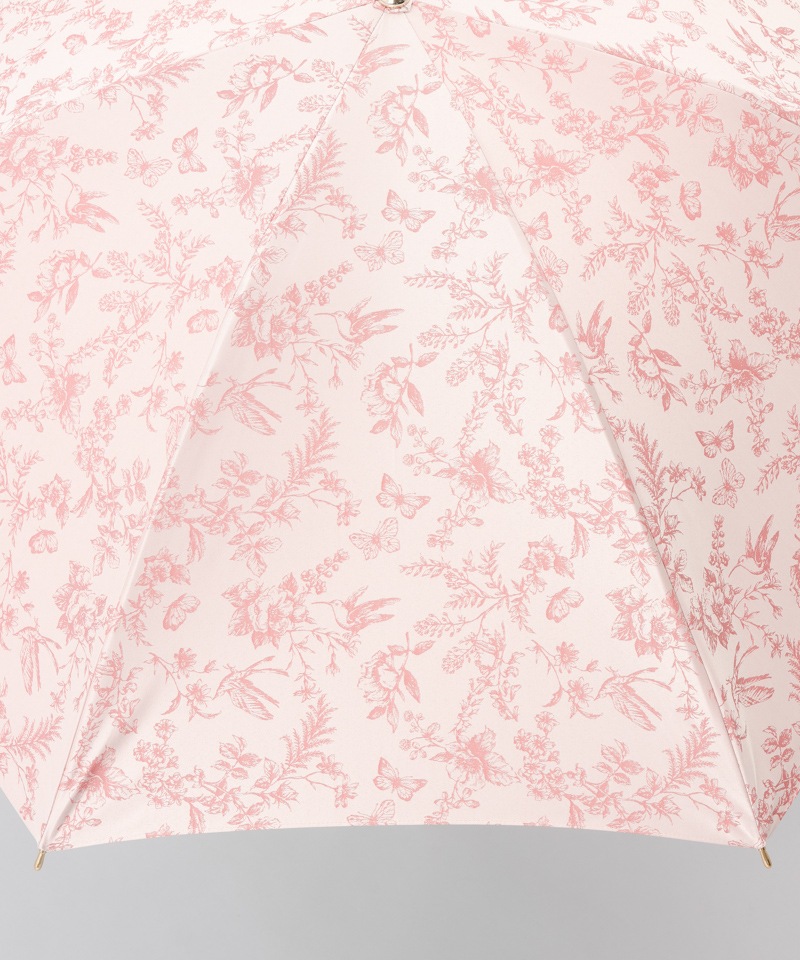 【 Aquascutum（アクアスキュータム）】ボタニカルシャンブレージャカード晴雨兼用傘（長傘）