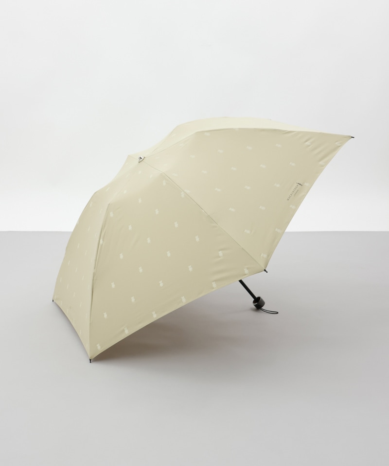 【MACKINTOSH LONDON（マッキントッシュ ロンドン）】ホーンドベアプリント雨傘（折りたたみ）