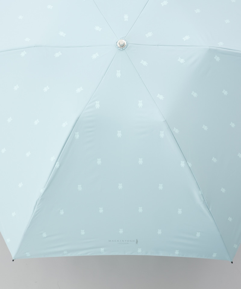 【MACKINTOSH LONDON（マッキントッシュ ロンドン）】ホーンドベアプリント雨傘（折りたたみ）