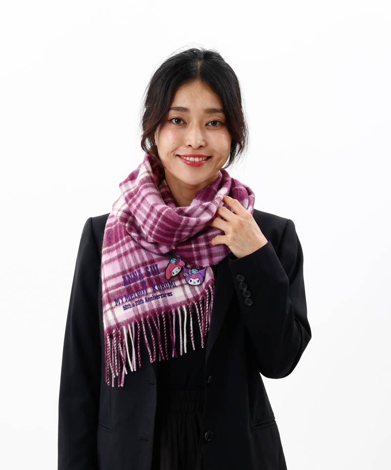 ANNA SUI アナ スイ ウールジャカードマフラー／アナ スイ（ANNA SUI