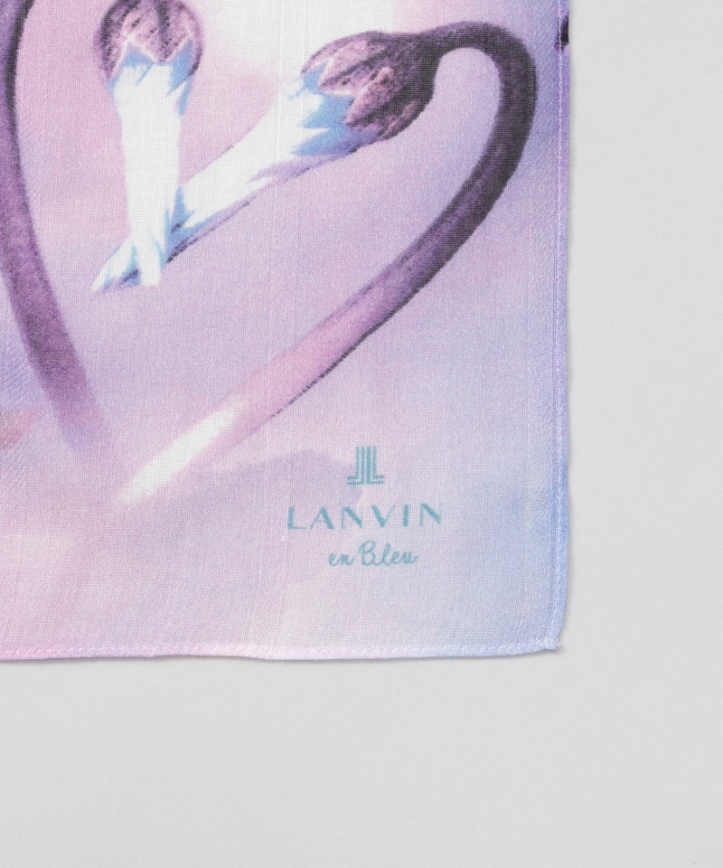 LANVIN en Bleu （ランバン オン ブルー）】フラワープリントプチ