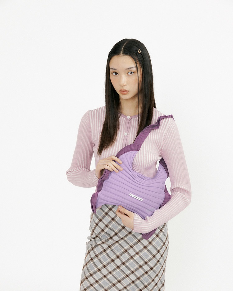 PLEATS MAMA(プリーツママ)】RUFFLE SHOULDER BAG ラッフル PLEATS MAMA(プリーツママ)】RUFFLE SHOULDER BAG ラッフル