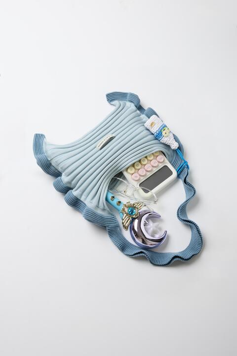 【PLEATS MAMA(プリーツママ)】RUFFLE SHOULDER BAG ラッフルショルダーバッグ