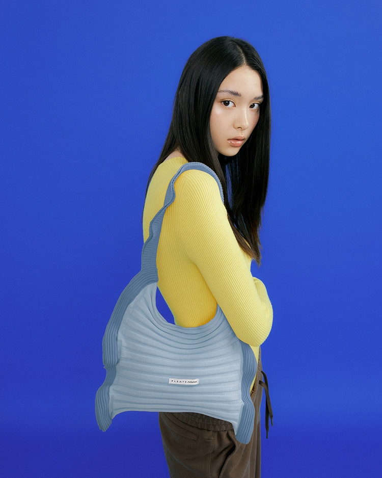 PLEATS MAMA ♥ Ruffle shoulder bag /追跡付 PLEATS MAMA(プリーツママ)】RUFFLE SHOULDER BAG ラッフル