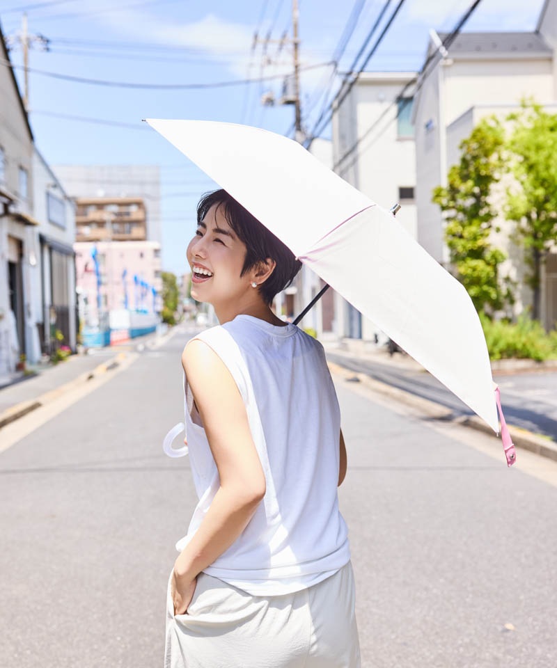 先行予約【WEB限定】 晴雨兼用傘（折りたたみ・トップフラット