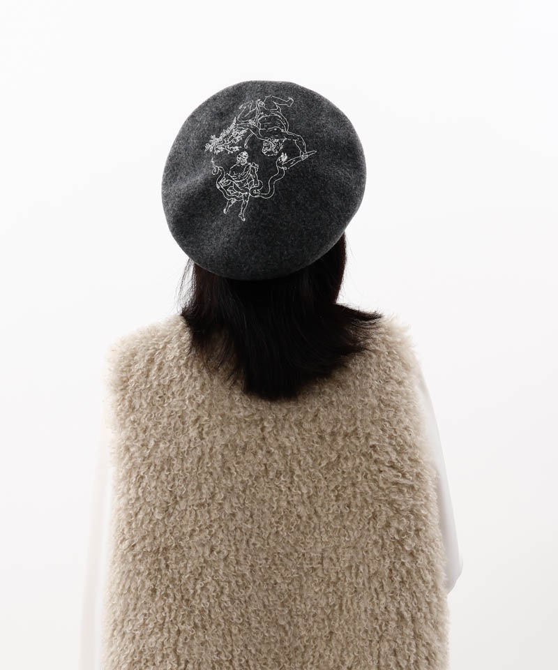 Beaurance （ビューランス）】星座プリントベレーALL｜オーロラ