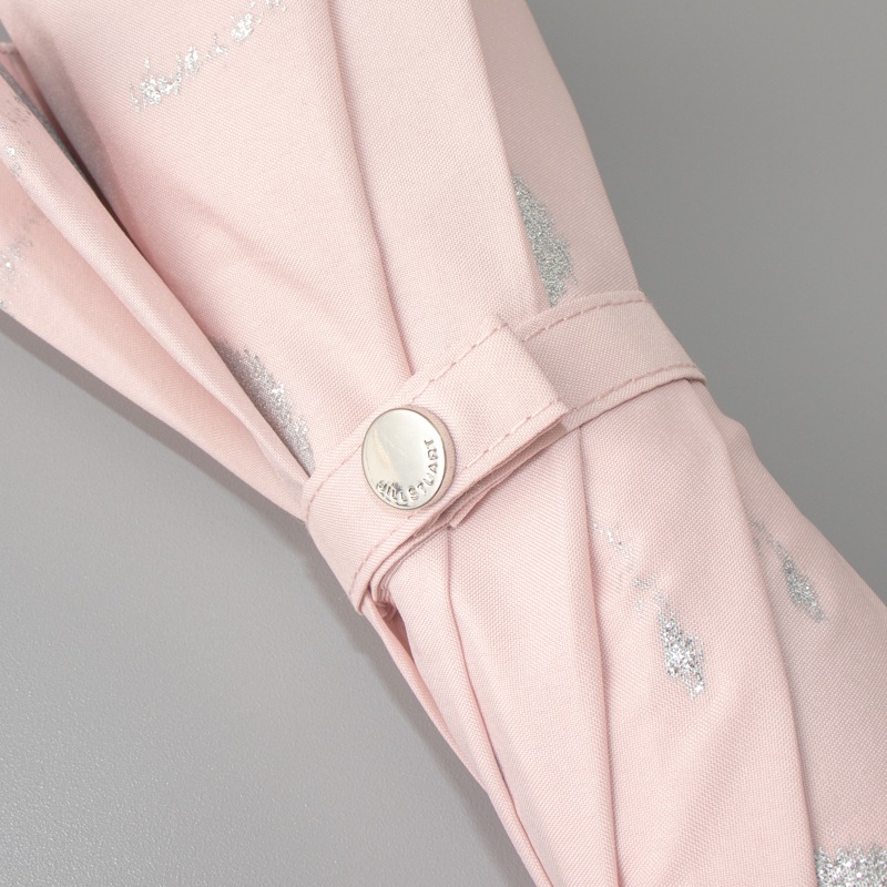 新品 ジルスチュアート チェリー柄ラメプリント 折り畳み傘 雨傘 白系 ジル スチュアート JILL STUART JILL STUART ジル スチュアート