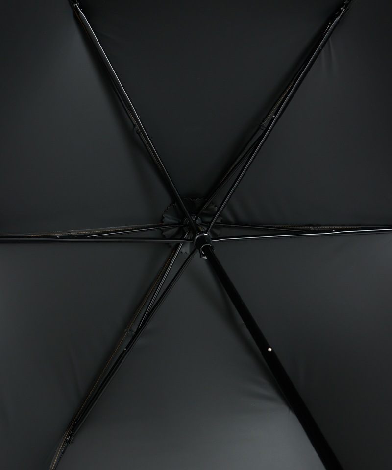 【MACKINTOSH LONDON（マッキントッシュ ロンドン）】天然風バイカラー切継ぎ晴雨兼用パラソル（折りたたみ）
