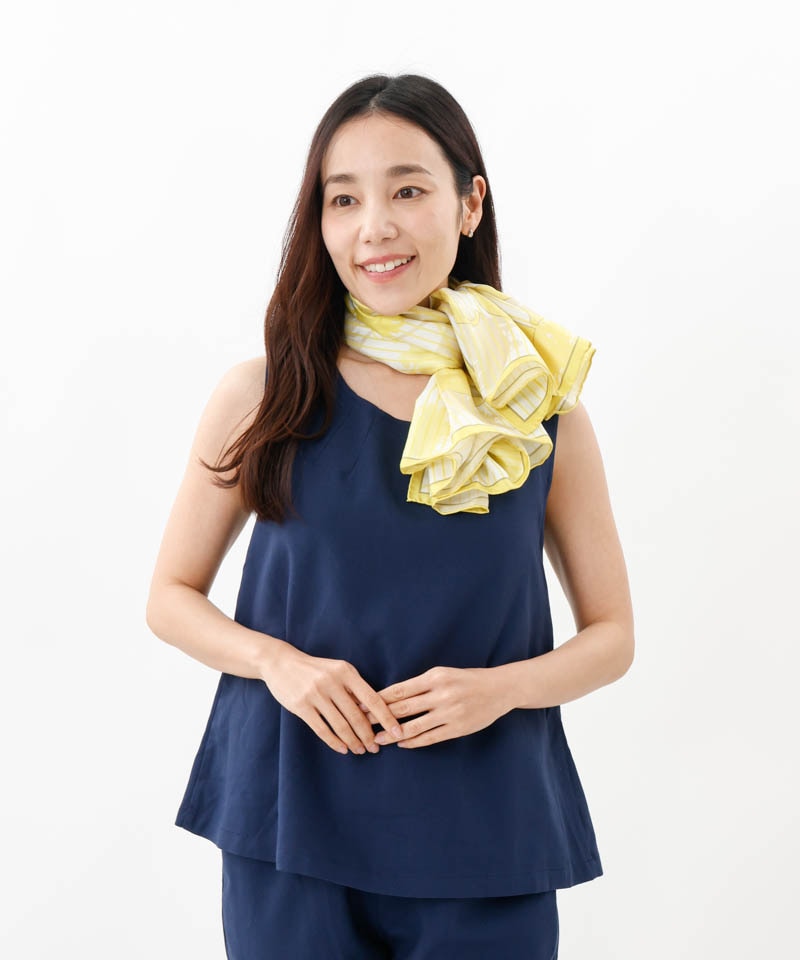 【 LANVIN COLLECTION（ランバン コレクション） 】シルクツイルレギュラースカーフ