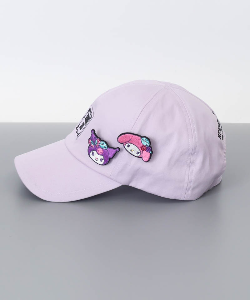 【 ANNA SUI（アナ スイ）】マイメロディ&クロミ 刺しゅうブローチ付きキャップ
