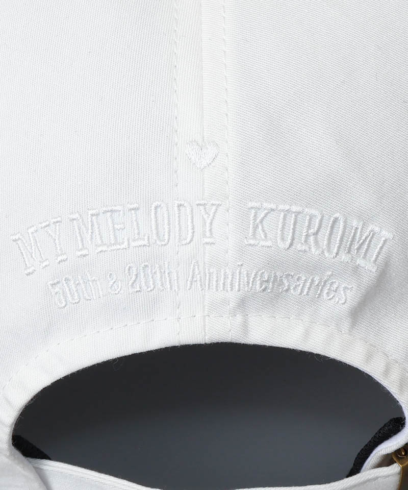 【 ANNA SUI（アナ スイ）】マイメロディ&クロミ 刺しゅうブローチ付きキャップ