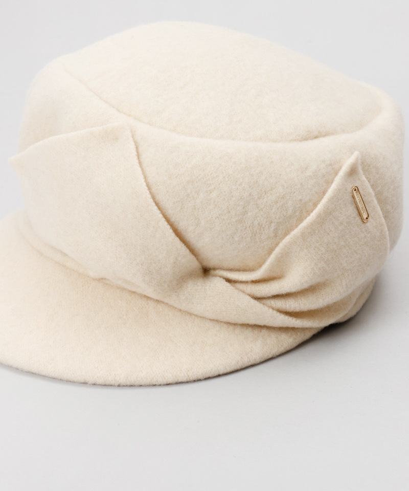 【 Beaurance （ビューランス）】リボンキャスケット