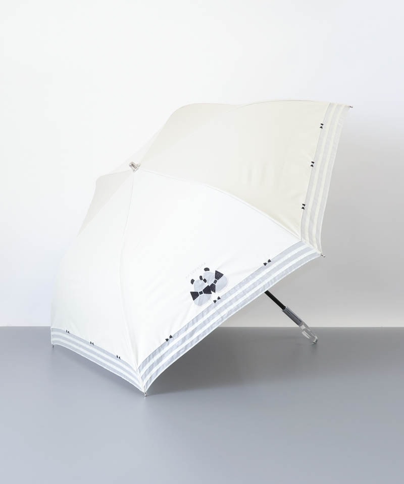 新品未使用☆アンテプリマ☆パンダ晴雨兼用長日傘サマーシールド ANTEPRIMA（アンテプリマ）】パンダカットワークオーガンジー切