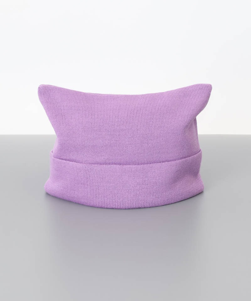 【 ANNA SUI（アナ スイ）】マイメロディ&クロミ 刺しゅうブローチ付きネコ耳ニットワッチ