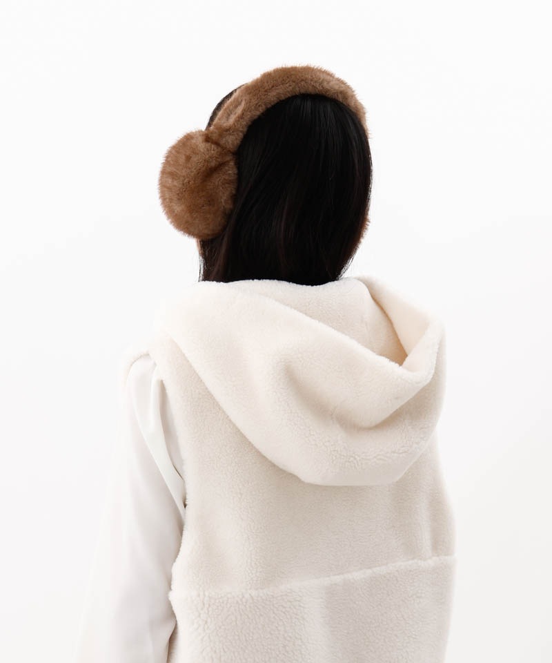 【 Beaurance （ビューランス）】エコファーミンク風イヤマフ