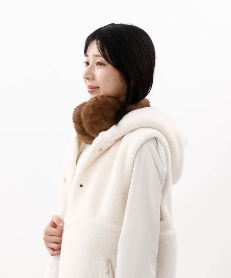 【 Beaurance （ビューランス）】エコファーミンク風イヤマフ