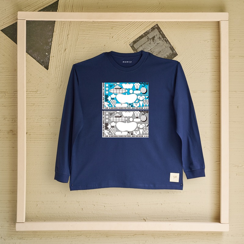 【 momiji 】 Long sleeve T the Art -spot the difference-