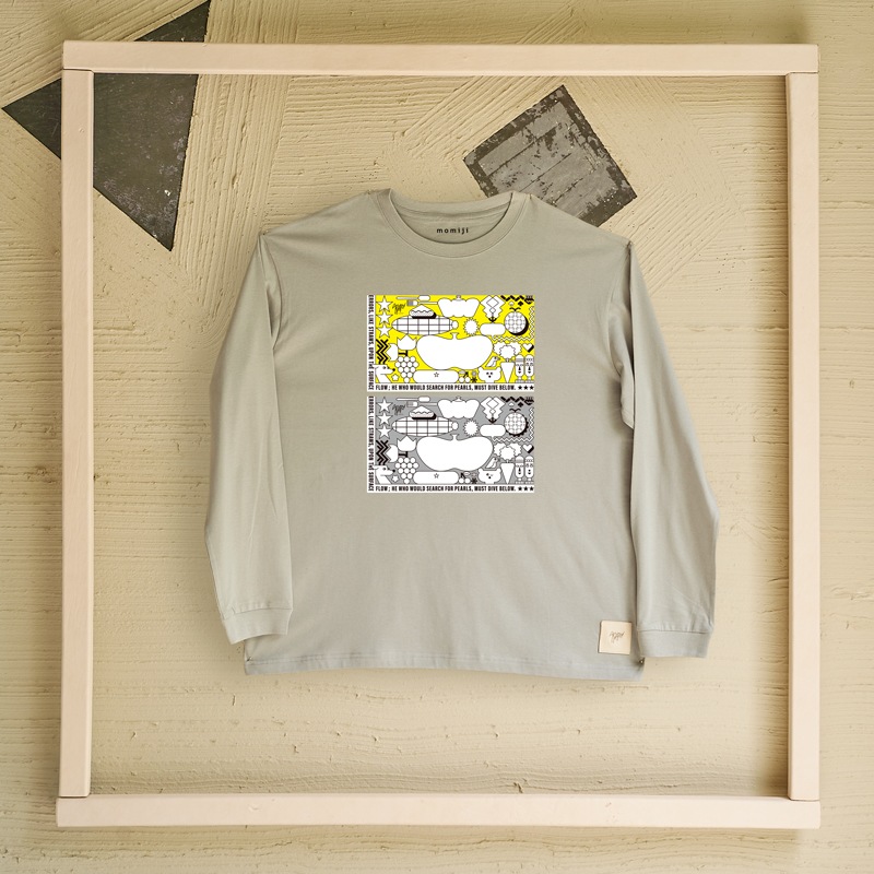 【 momiji 】 Long sleeve T the Art -spot the difference-