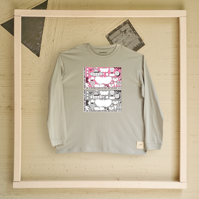 【 momiji 】 Long sleeve T the Art -spot the difference-