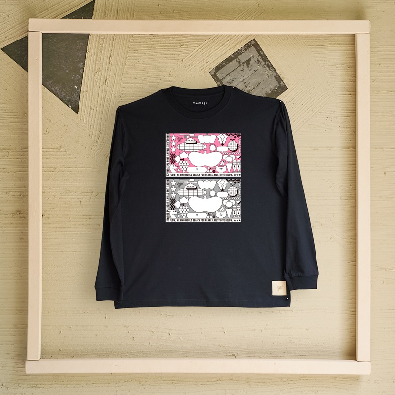 【 momiji 】 Long sleeve T the Art -spot the difference-