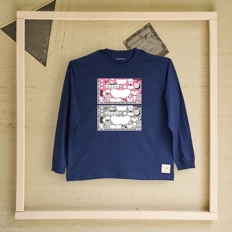 【 momiji 】 Long sleeve T the Art -spot the difference-