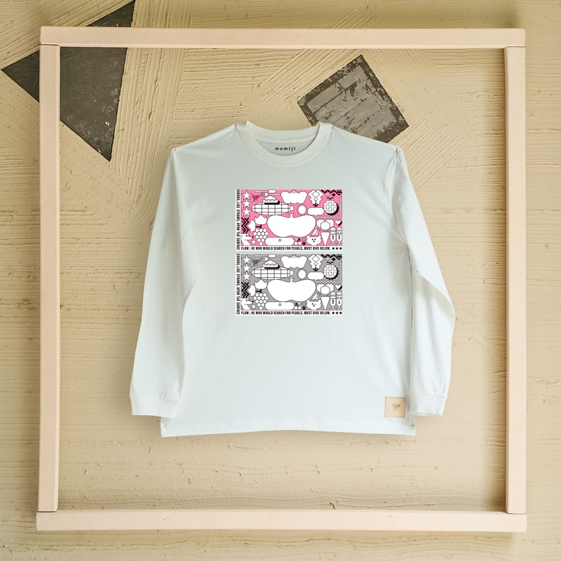【 momiji 】 Long sleeve T the Art -spot the difference-