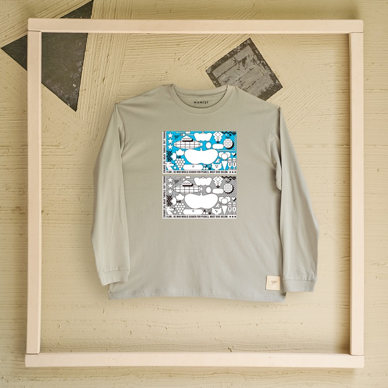 【 momiji 】 Long sleeve T the Art -spot the difference-