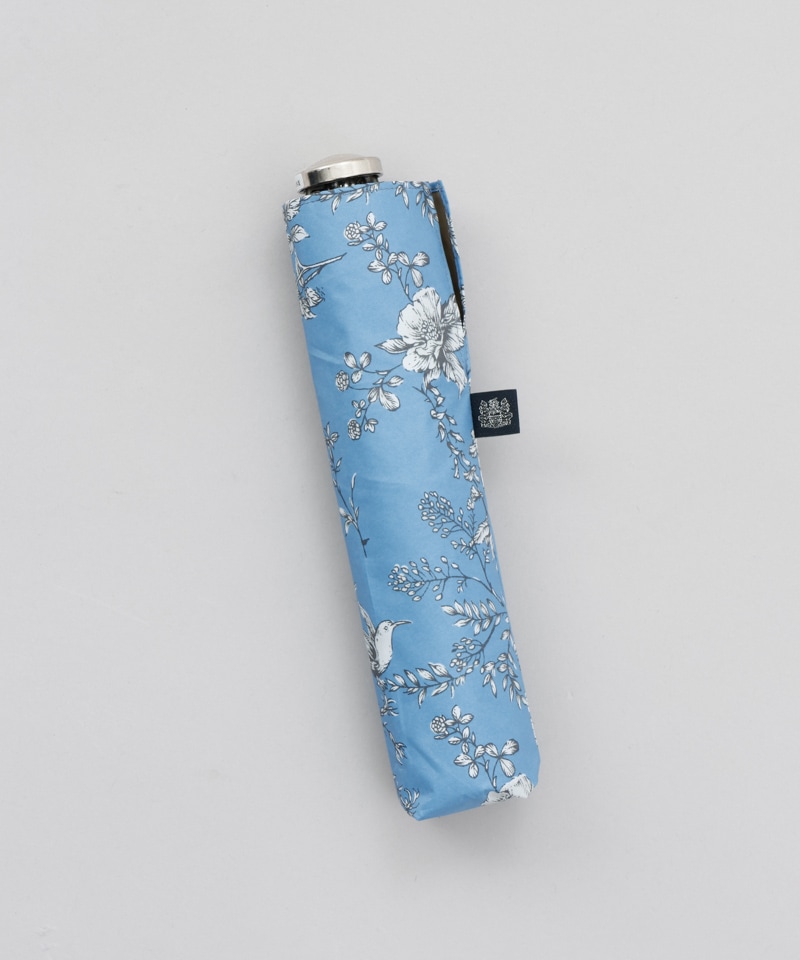 Aquascutum花柄 折りたたみ傘 晴雨兼用 Aquascutum（アクアスキュータム）】ボタニカルプリント晴雨兼用傘