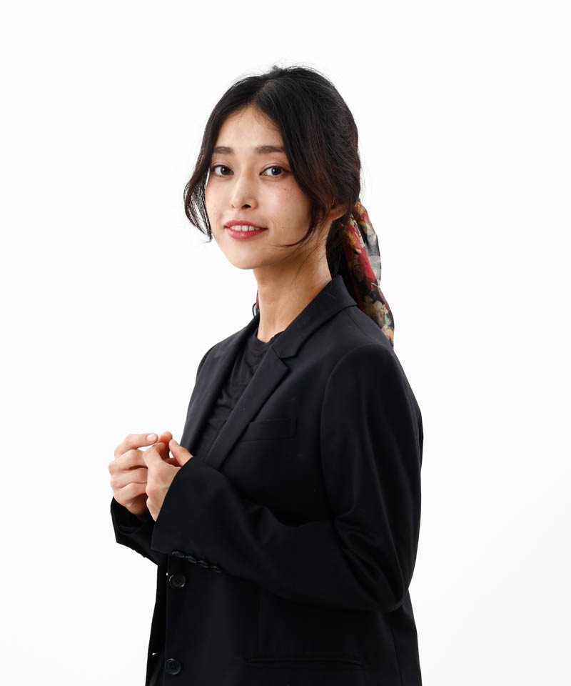 【 ANNA SUI（アナ スイ）】フリルヘムプチスカーフ(WASH)