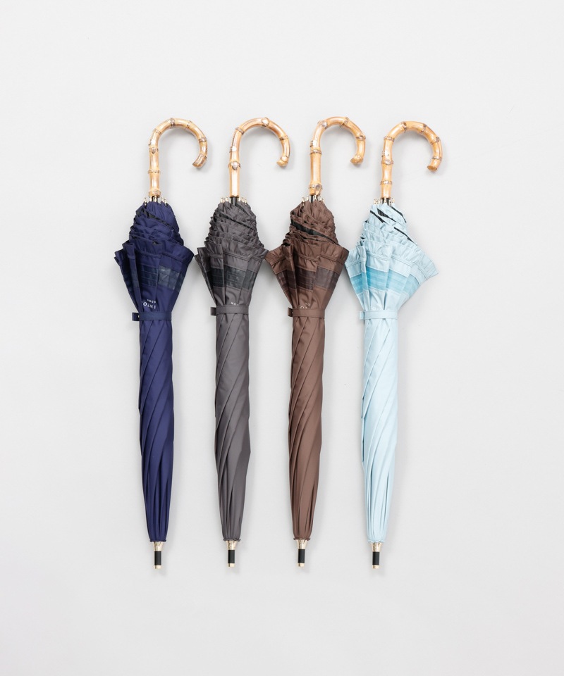 【MACKINTOSH LONDON（マッキントッシュ ロンドン）】フリルオーガンジータック加工晴雨兼用パラソル（長傘）