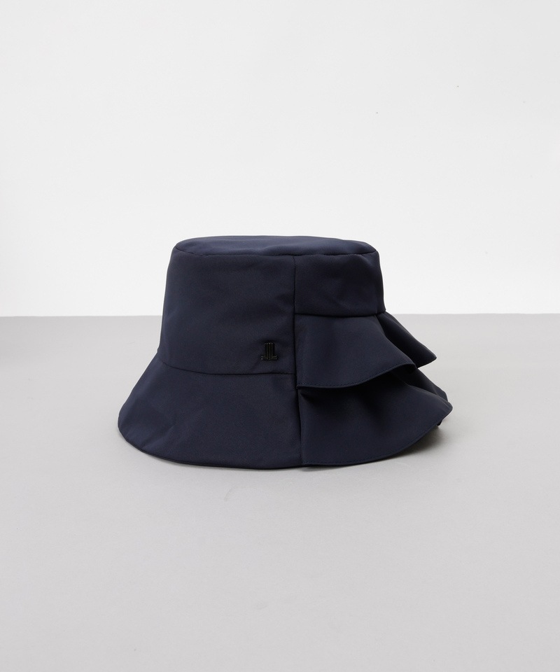 LANVIN en Bleu （ランバン オン ブルー）】グログラン フリルバケット 