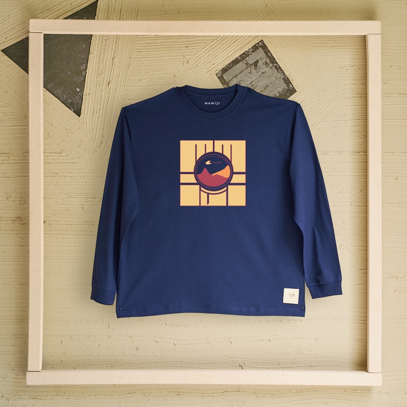 【 momiji 】 Long sleeve T the Art -HOPE-