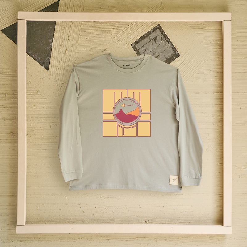 【 momiji 】 Long sleeve T the Art -HOPE-