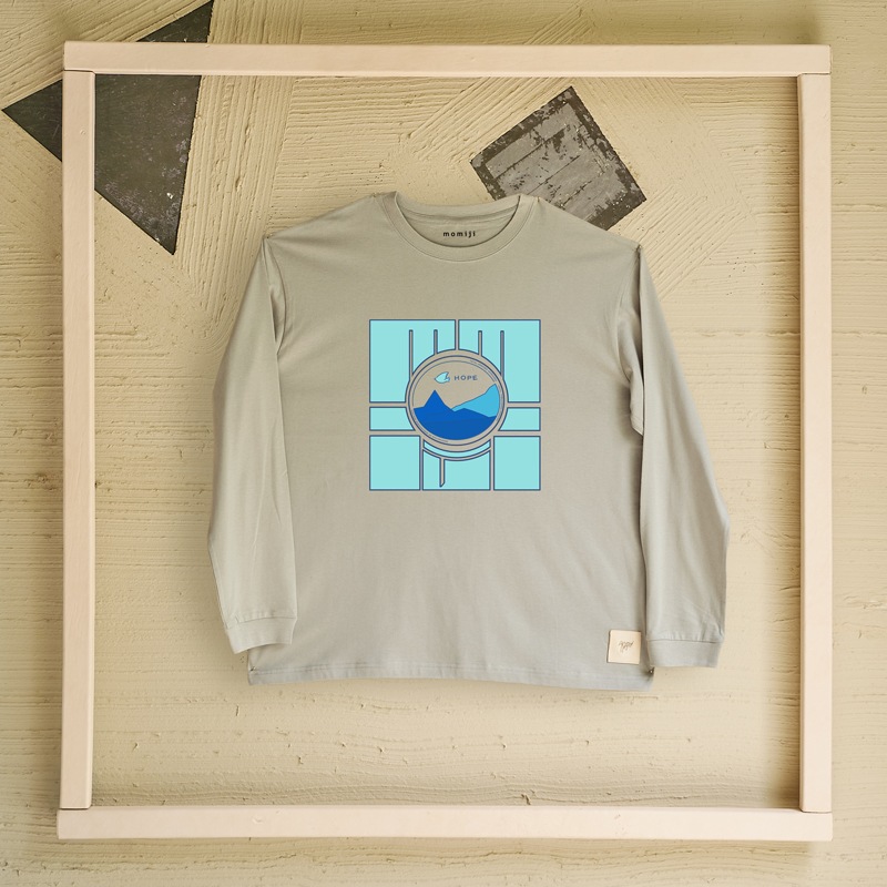 【 momiji 】 Long sleeve T the Art -HOPE-