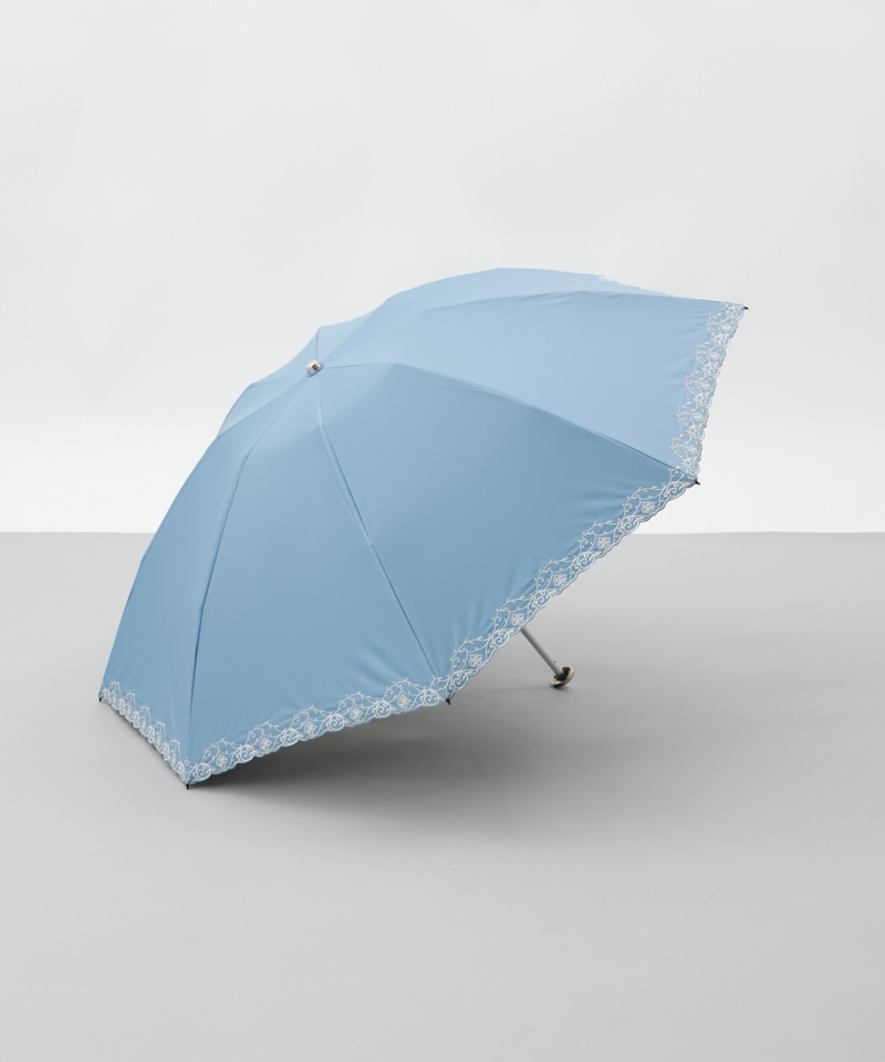 Aquascutum（アクアスキュータム）】エレガンス刺しゅう晴雨兼用傘