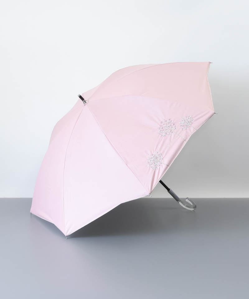 【 ANTEPRIMA（アンテプリマ）】フラワーラメ刺しゅう晴雨兼用パラソル(長傘)