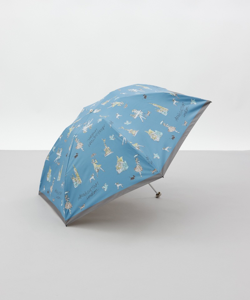 Aquascutum（アクアスキュータム）】ガールプリント晴雨兼用傘