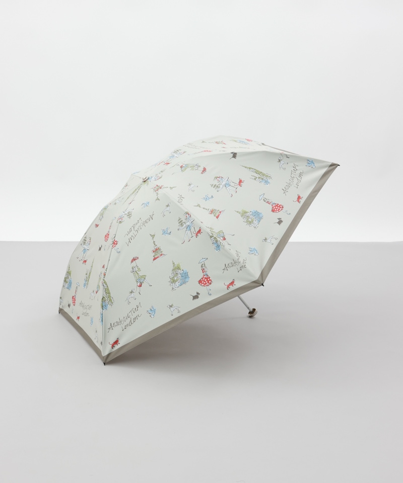 Aquascutum（アクアスキュータム）】ガールプリント晴雨兼用傘