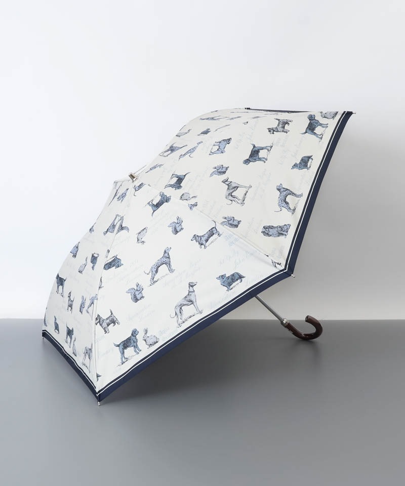 数々の賞を受賞 Aquascutum（アクアスキュータム）】アンティーク犬図鑑プリント 小物