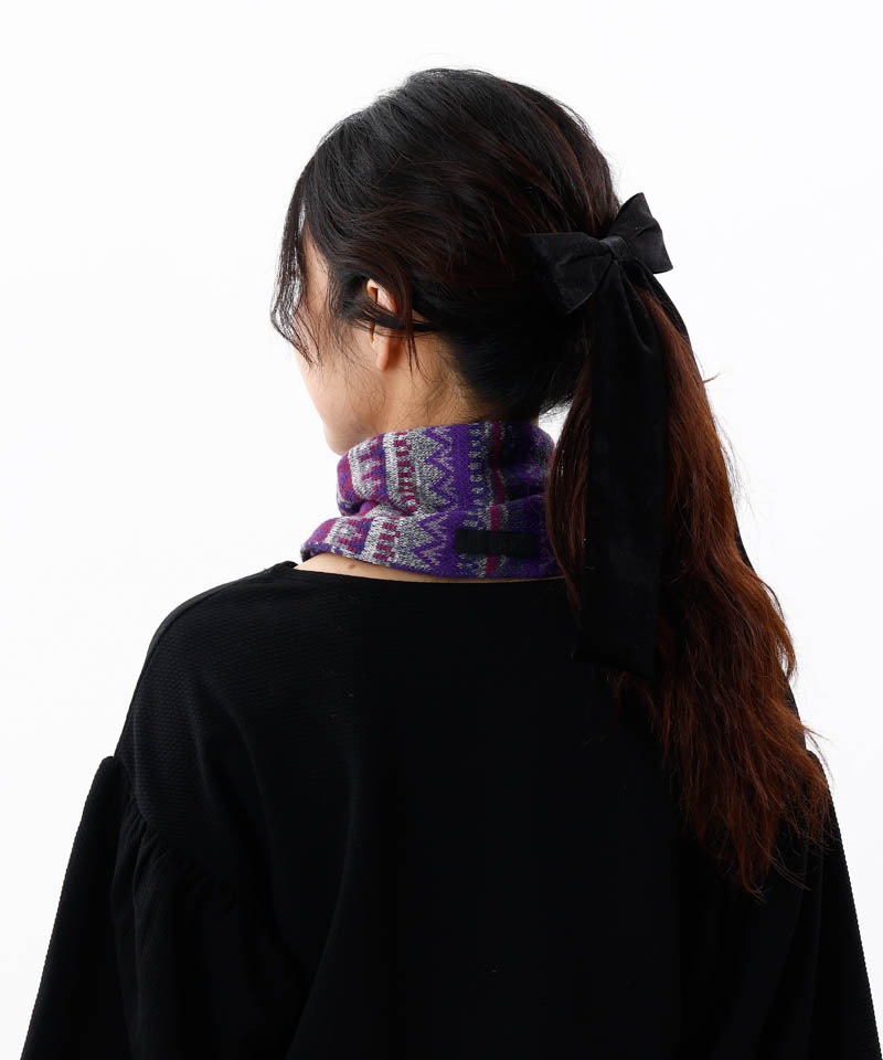 ANNA SUI（アナ スイ）】ジャカードキャンディーマフラー(WASH)ANNA