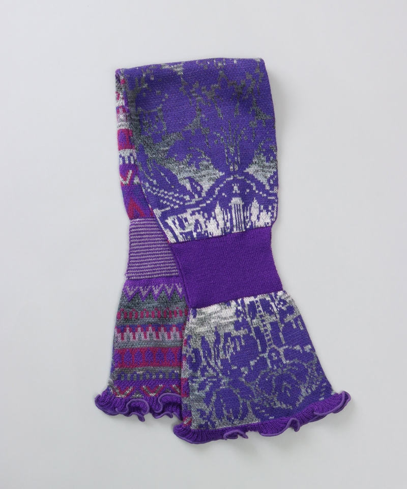 ANNA SUI（アナ スイ）】ジャカードキャンディーマフラー(WASH)ANNA