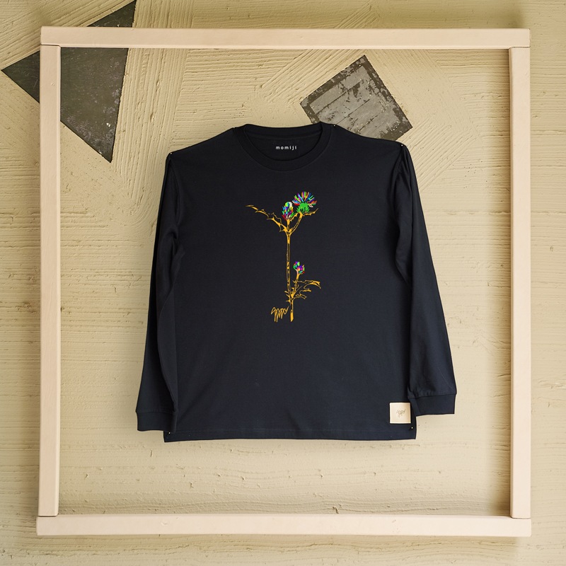 【 momiji 】 Long sleeve T the Art -アザミ-