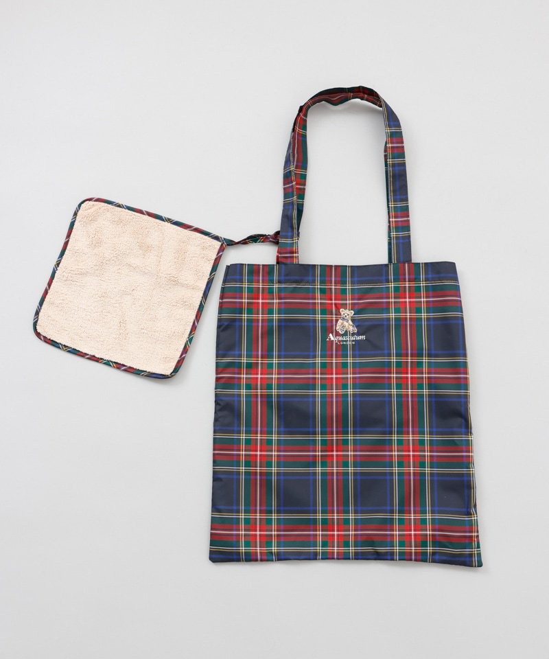 Aquascutum（アクアスキュータム）】吸水タオル付きレインバッグ