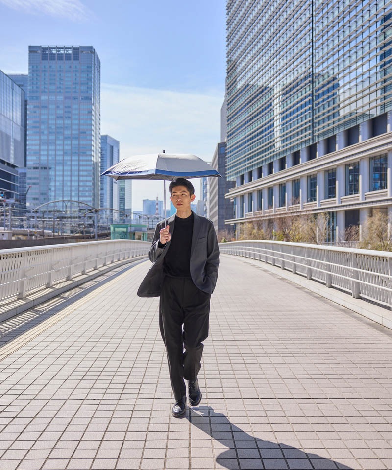 WEB限定】 バイカラー晴雨兼用傘（折りたたみ・トップフラット