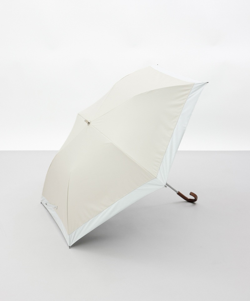 予約販売【WEB限定】 サマーシールド バイカラー晴雨兼用傘（折りたたみ・トップフラット）＜4月下旬~順次発送予定＞